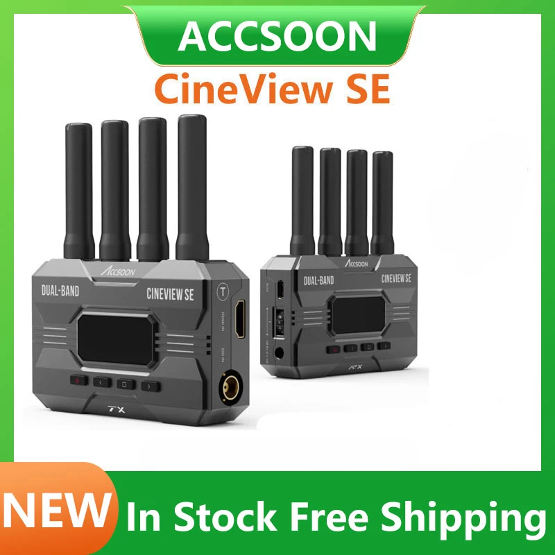 Accoon-Transmissor e receptor de vídeo CineView SE SDI e HDMI