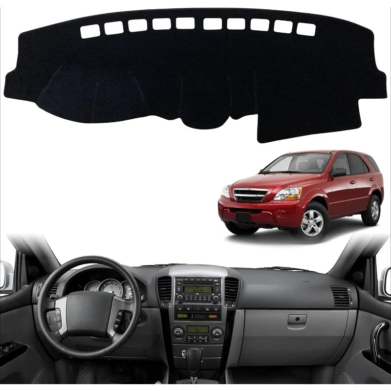 

Для Kia Sorento 2004-2009: Накладка на приборную панель, противоскользящий коврик, защитный коврик, солнцезащитный коврик для автомобиля