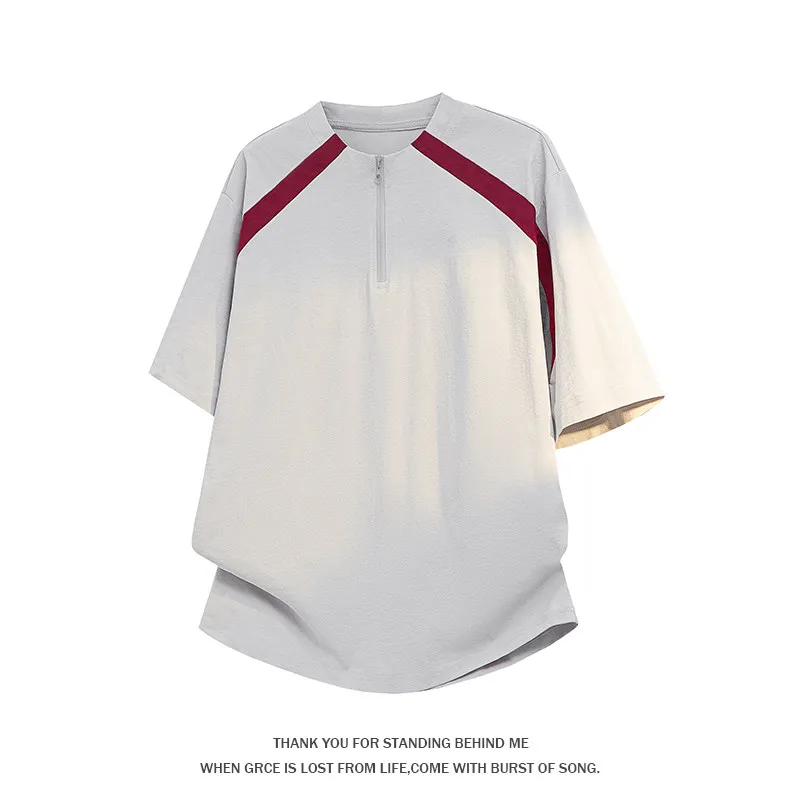 Fashion T-Shirt Summer Men's Streetwear Casual Short Sleeve Blouse Streetdress Hombre Male Clothing Camisa Men's T-Shirts Tees