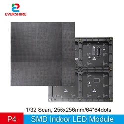 Indoor LED Full Color Module Display P4 256x256mm SMD2121 Light 64x64pixel RGB 3In1 LED Matrix Screen Panel Advertising Display