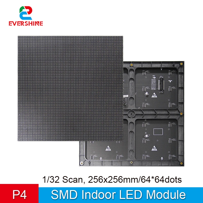Wewnętrzny pełnokolorowy wyświetlacz LED P4 256x256mm SMD2121 Light 64x64pixel RGB 3In1 LED Matrix Screen Panel Reklama Wyświetlacz