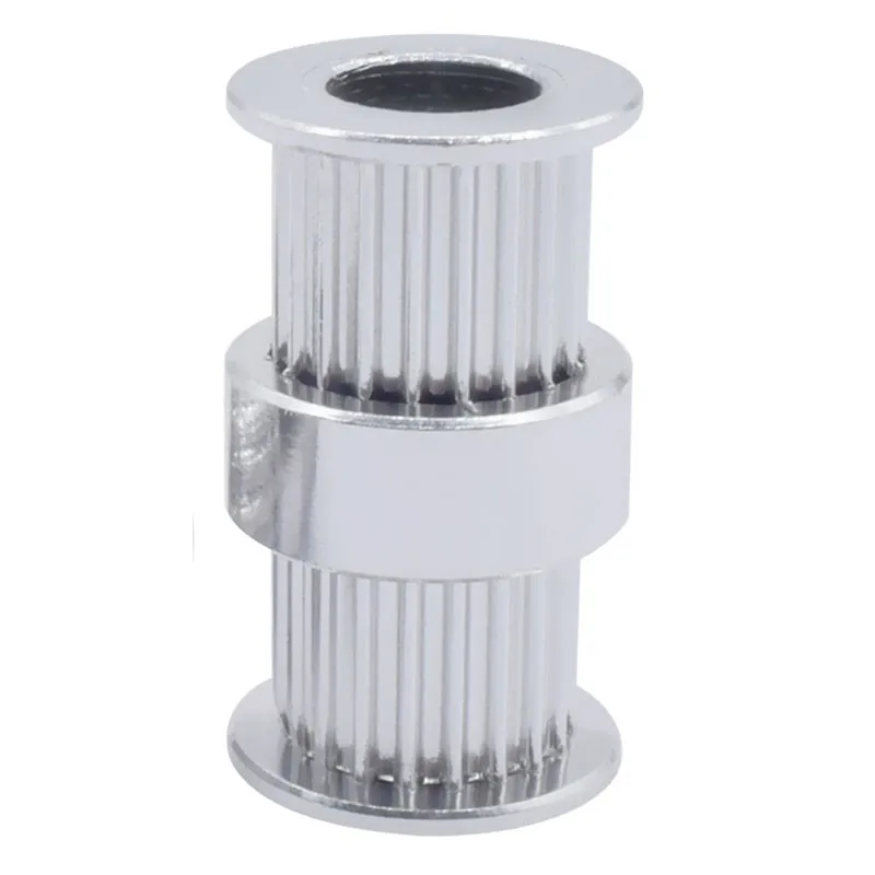 3D printer accessories 2GT double head one-piece synchronous wheel pulley pulley 20 gear drive wheel gt2
