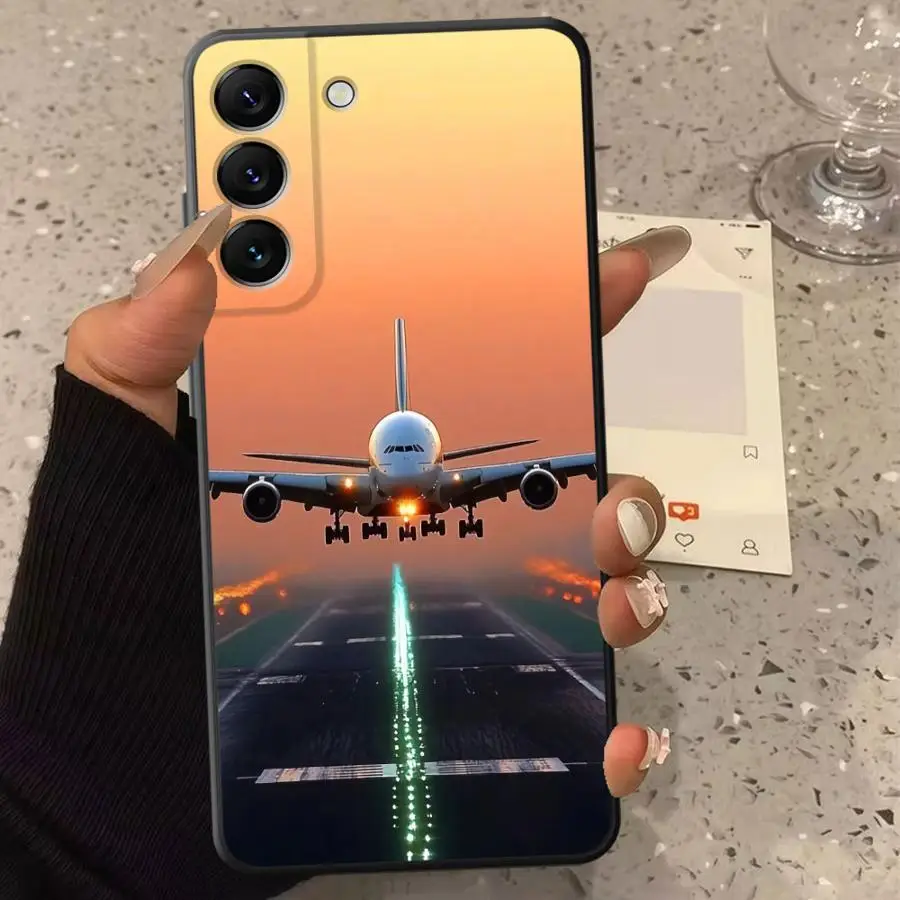 Phone Cover Case for Samsung Galaxy A13 A14 A35 A36 A26 A11 A12 A51 A16 A15 A34 A24 A22 A52 Aircraft