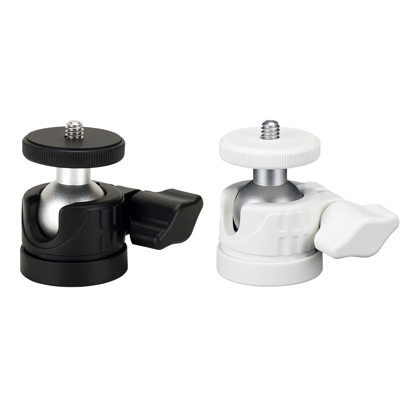 Desktop Phone Tripod  Head with 360 Degree Rotation for Camera and LED Light Ballhead Tripod Adapter Tripod  Head