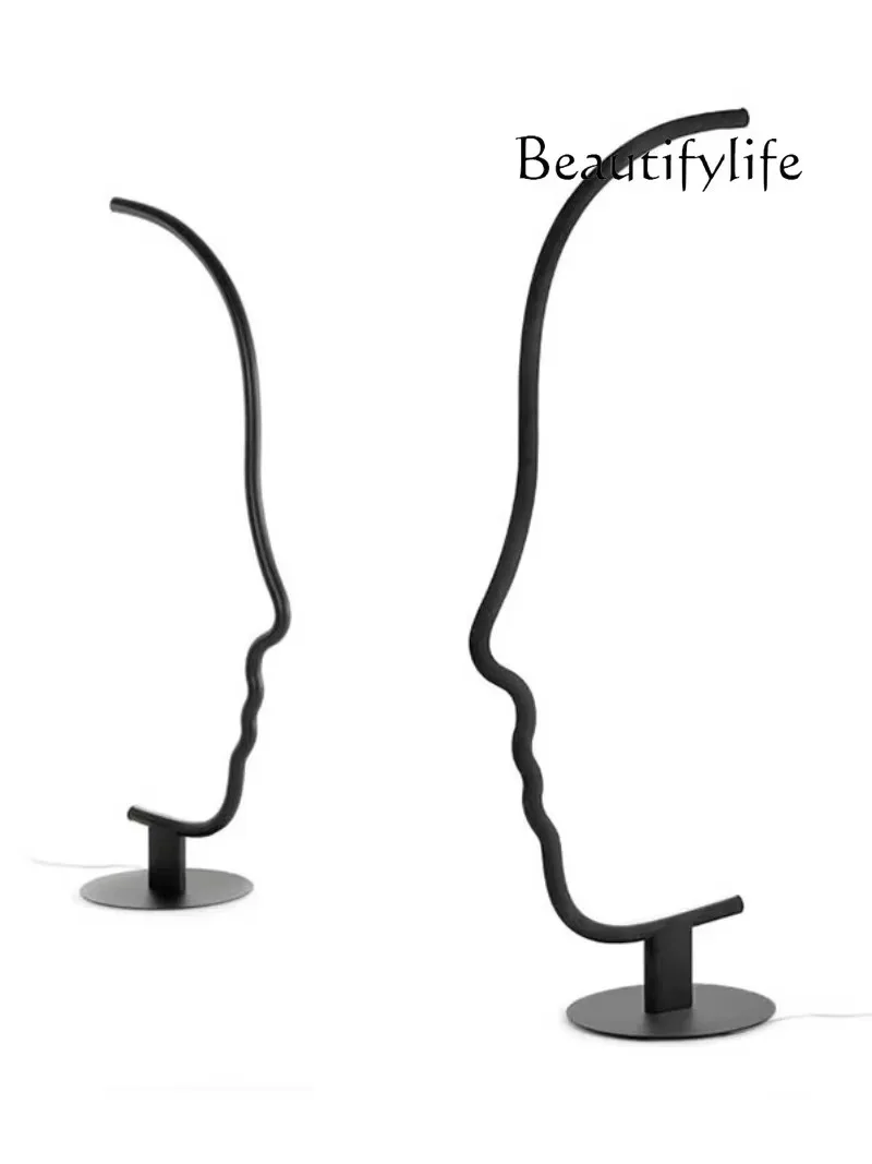 X40 Nordic Exhibition Hall Floor Lamp Lobby Face Art Decoration Floor Lamp