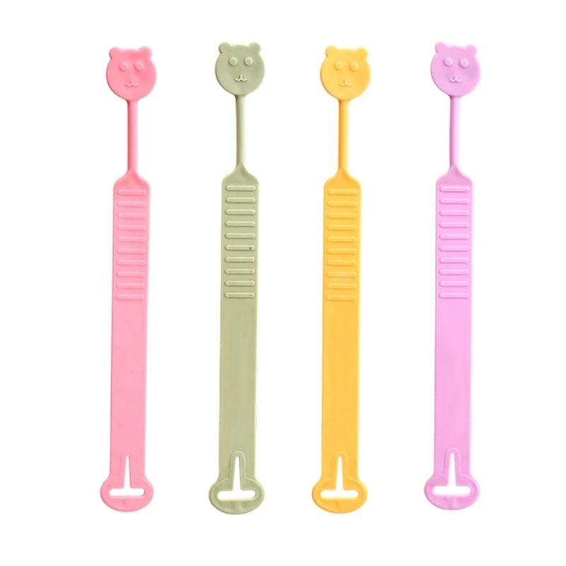 

4pcs Cartoon Bear Toilet Lifter Toilet Lifting Devices Avoid Touching Toilet Lid Handle Lifter Bathroom Supply