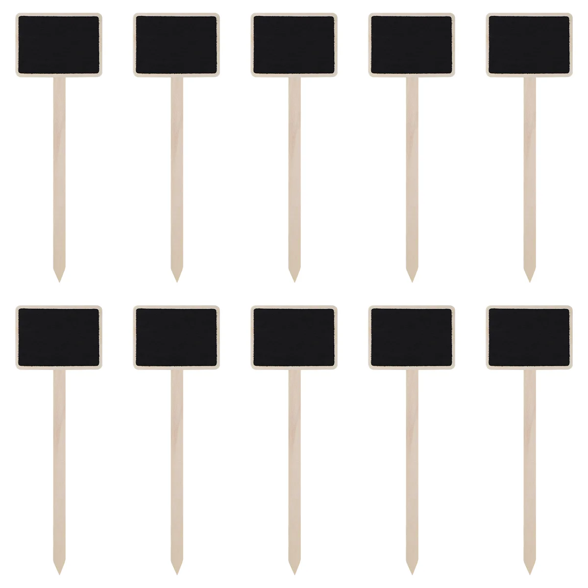

Woodsy Decor Blackboard Tags Miniature Plaque Chalkboard Signs Wooden Decorations