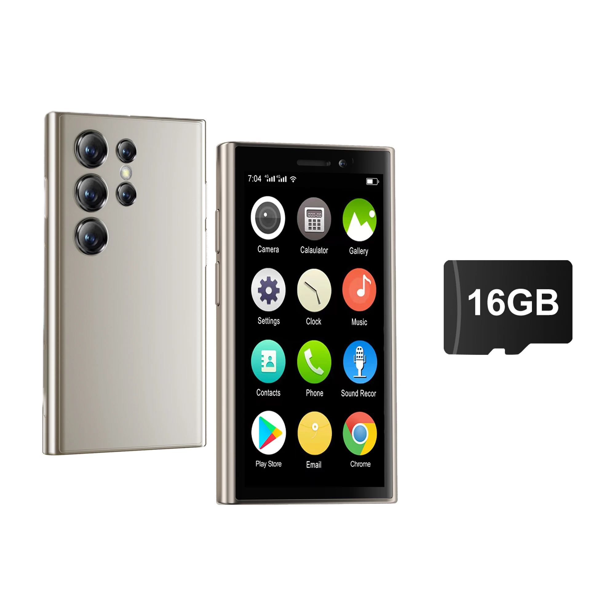 SERVO S26 Android Mini Smartphone 3G WCDMA 2G RAM 16GB ROM Speelwinkel WhatsAPP WiFi Hotspot 3.0 "Dual SIM Kleine slimme mobiele telefoons
