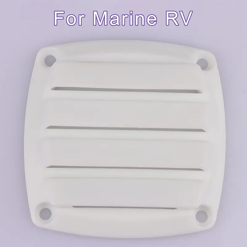 Rejilla de ventilación marina de 3 pulgadas, cubierta de plástico para conductos de ventilación de yates, salida de aire para yates, rejilla de ventilación para barcos