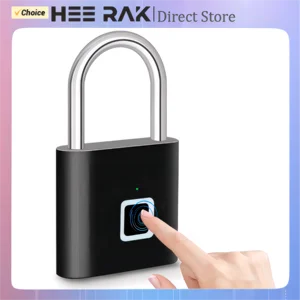 Hee Rak-Cadeado Keyless intelligent, USB charging, fingerprint block, portable anti-brave lock, waterproof door lock, 0.2SEC Unlocking 10 Main Sales Digital Locking Door - №1