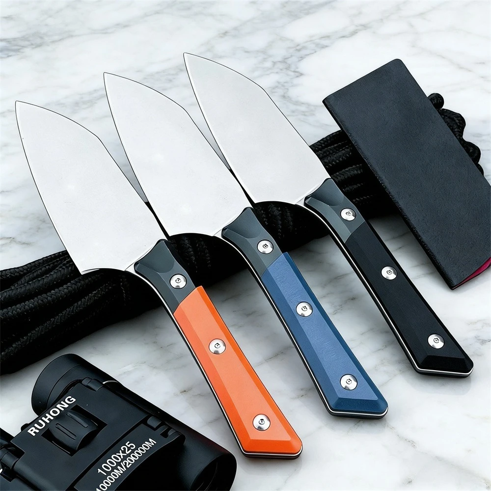 Nowy nóż ze stałym ostrzem D2, – Hunting Camp Outdoor Kitchen recenzja i cena