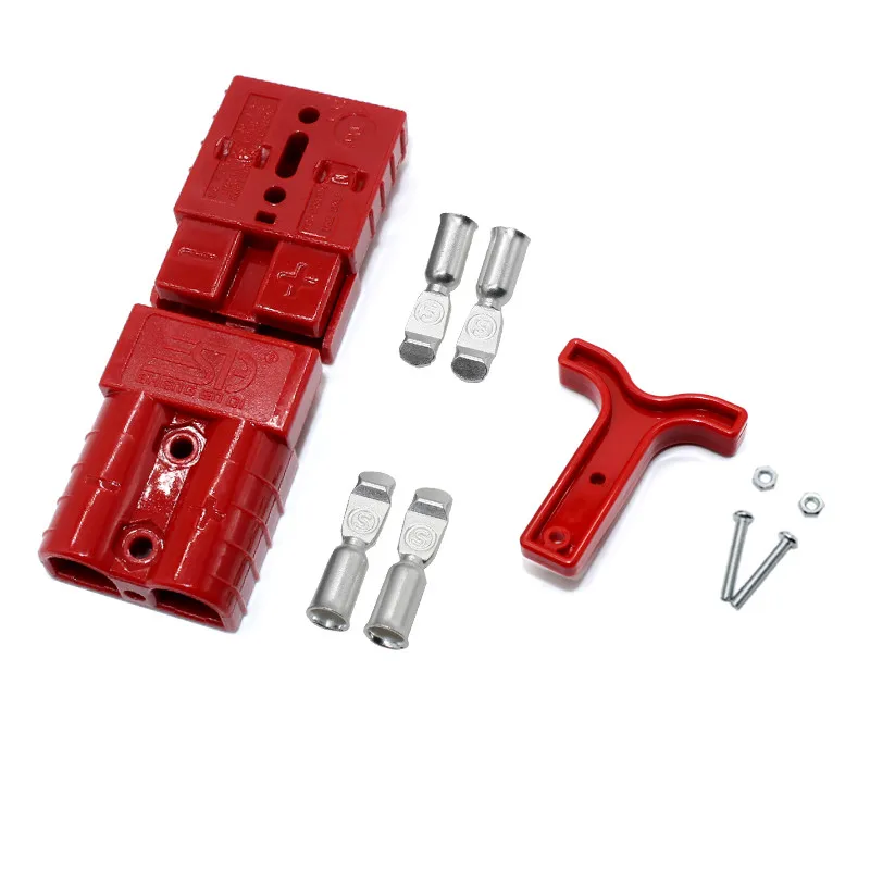 High Current SB50A 600V Power Connector Gray Red Battery Plug Electric Forklift 50A Saint Endy DIN ADAPTER SG50 Made Copper ABS