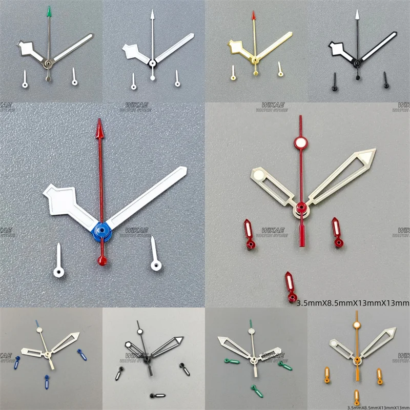 

VK63 VK64 Черный Оранжевый Серебристый Золотой Красный Стрелки часов Зеленый светящийся Подходит для VK63 VK64 Кварцевый механизм Модифицированные запасные части для часов