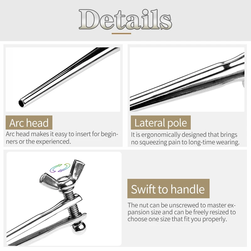 Urethral Dilator Penis Plug Insert Sounding Rod Metal Horse Eye Stimulate Stick BDSM Urethra Plug Sex Toys For Men Masturbators