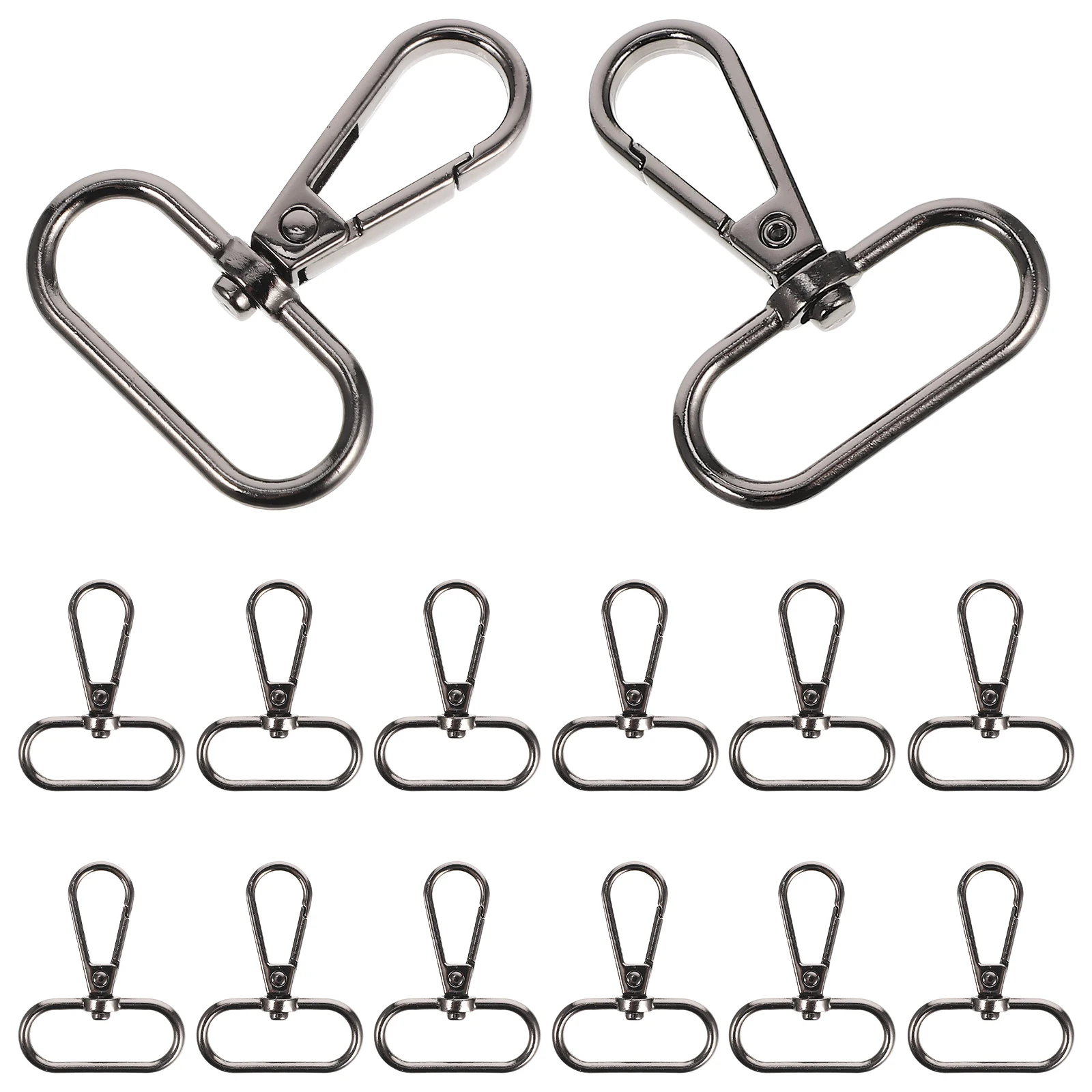 

15pcs Alloy Clasps Durable Swivel Key Chain Making Supplies Buckles For Keychain Necklace Bracelet Diy Jewelry Making Supplies
