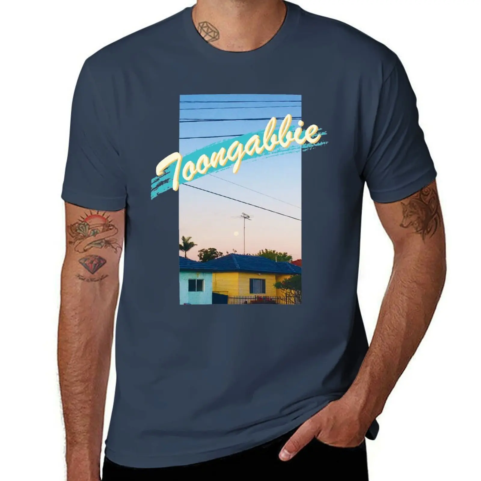 Toongabbie T-Shirt Basic Short Sleeve Cotton Blend T-Shirt