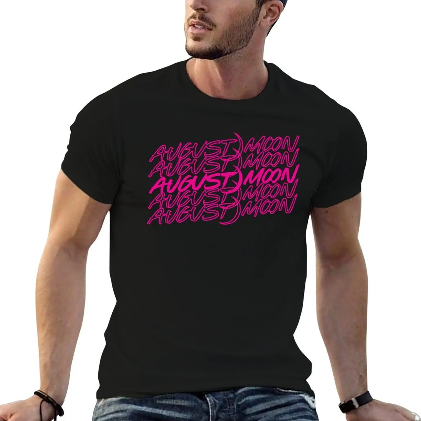 

shirt T-Shirt cotton Shirt t Band man t for shirts designer man August Pink Moon