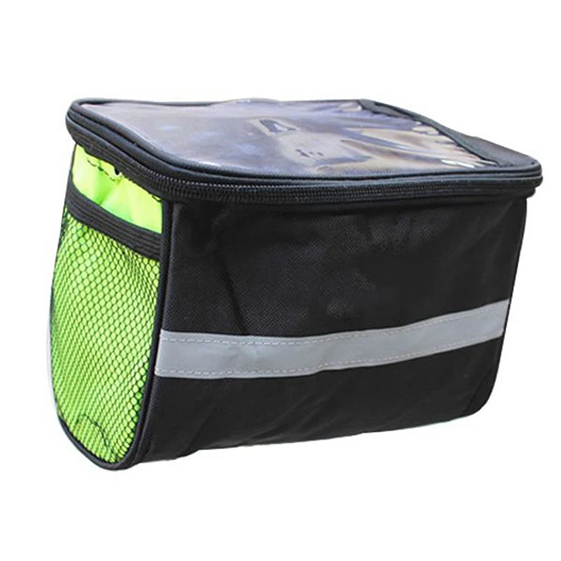 AliExpress eelhoe Cycling Front Frame Pannier Bike Front Tube Bag Waterproof Reflective Strip Bicycle Handlebar Basket Pack Bicycle AccessoriesAcc
