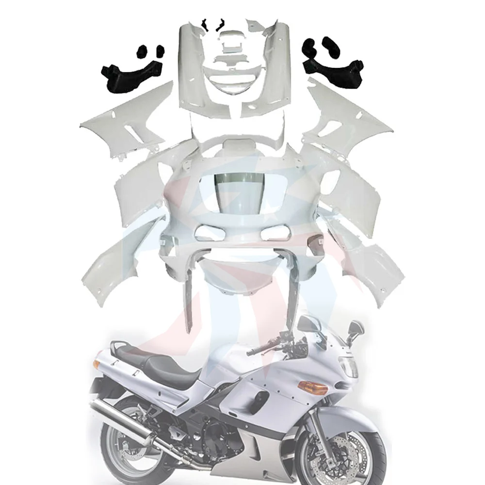 Accesorios para motocicleta, sistema de carrocería, Kit de carenado de inyección ABS sin pintar, carrocería para KAWASAKI ZZR-400 1993 1994 - 2006 2007