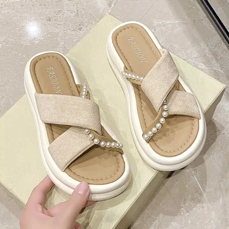 Otoño-primavera ventilación mujer sandalias negras zapatillas de lujo para mujer zapatos botas Beige zapatillas deportivas Shuse marcas