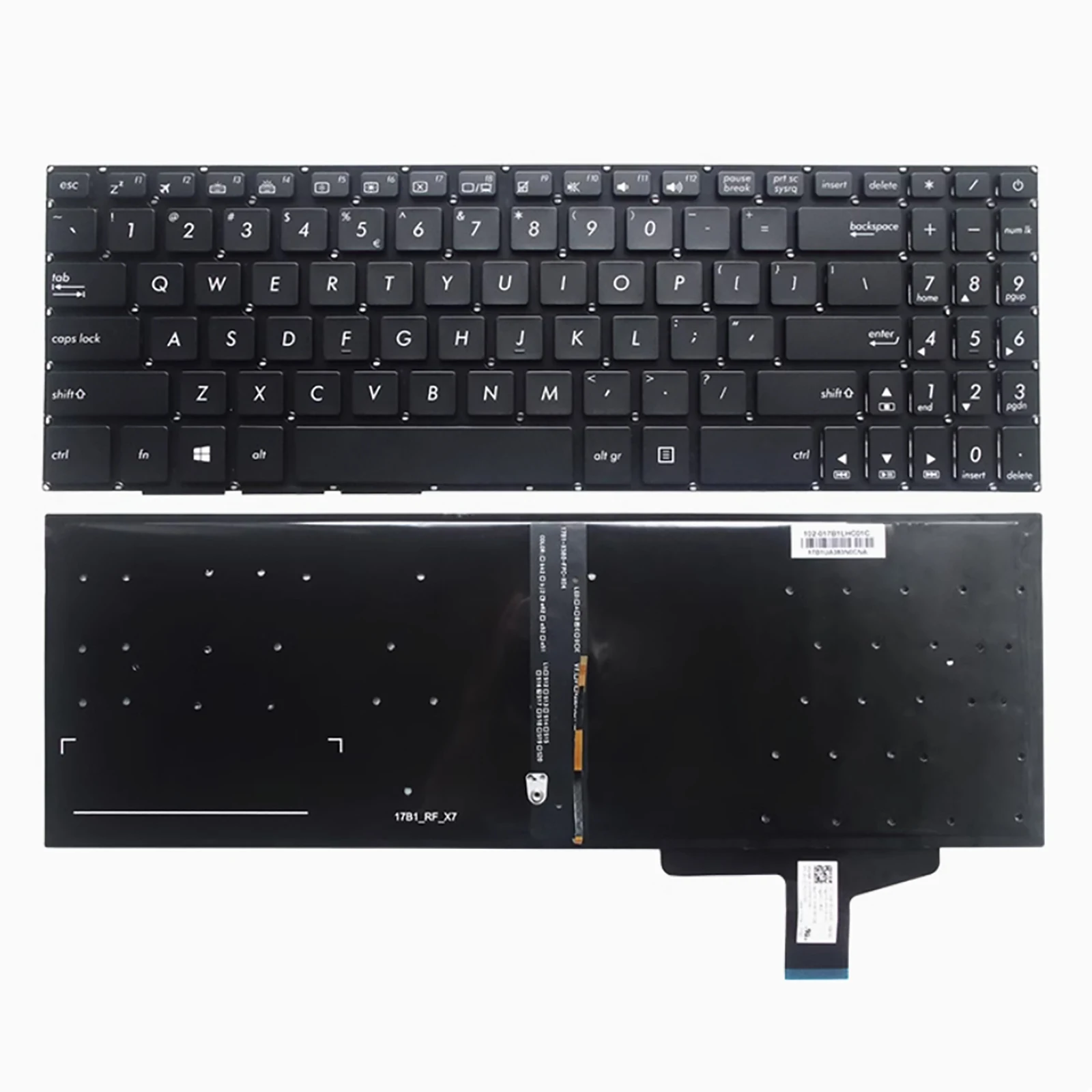 

US for ASUS Asus NX580 N580V M580 N580 NX580V NX580VD laptop keyboard