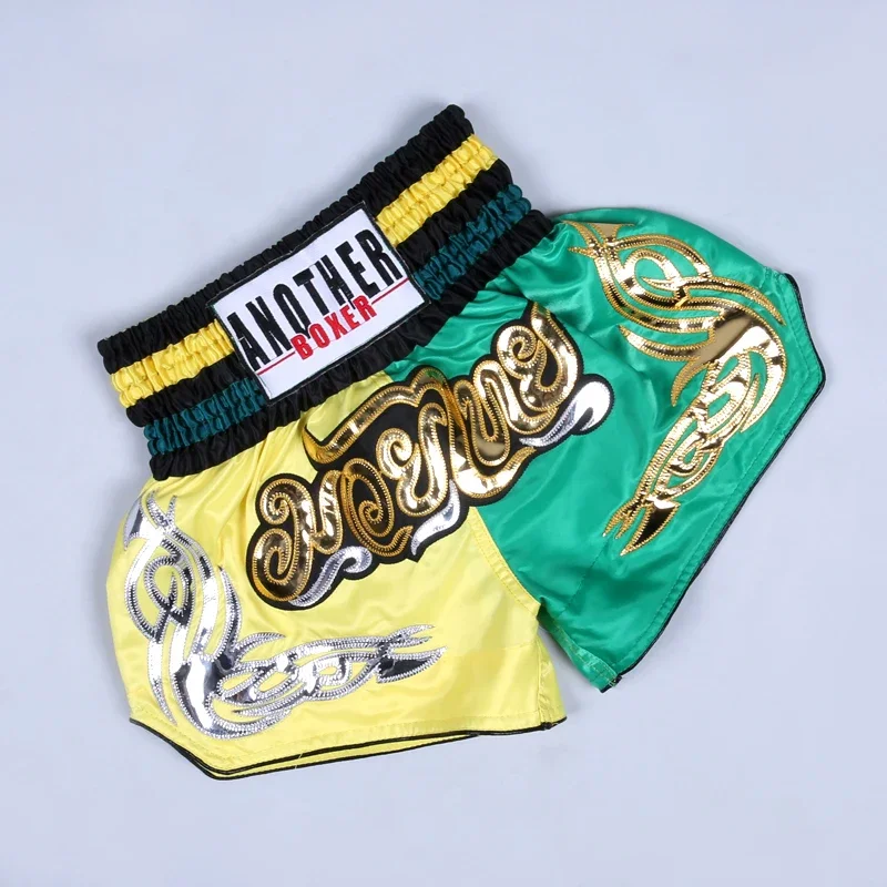 2024 Herren Box hosen drucken MMA Shorts Kampf Grappling kurze Polyester Kick Gel Boxen Muay Thai Hosen Thai Box shorts