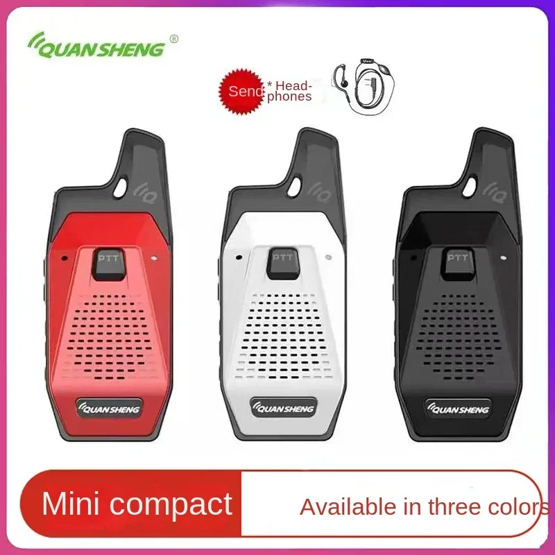 

Mini Walkie Talkie QuanSheng Two-Way Radio Transceiver TG-Q9 UHF CB PMR Kids Walkie Talkie for Outdoor Hotel Venue