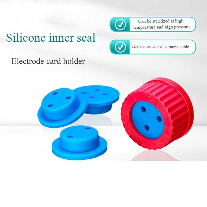 

GL45 silica gel inner stopper electrode stopper 6 mm double pore silica gel stopper anaerobic bottle stopper heat resistant