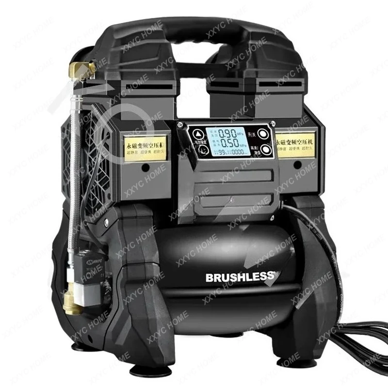 220 V Brushless Variable Frequency Air Compressor Oil-free Mute Air Pump High-pressure Air Compressor