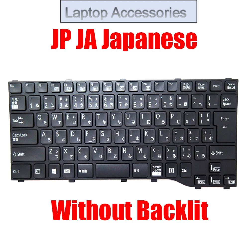 F US English JP JA Japanese Laptop Keyboard For Fujitsu For