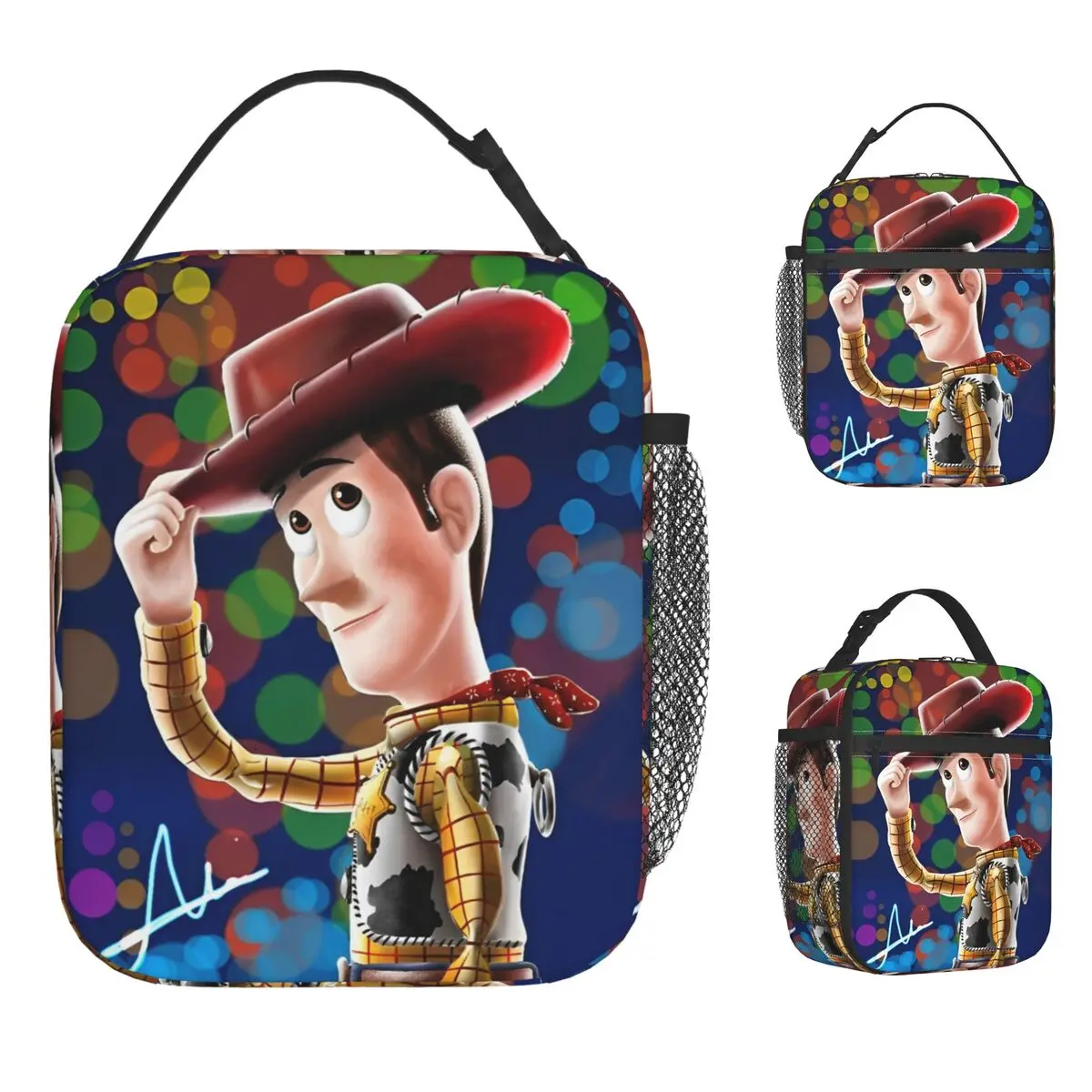 

Цифровая картина Вуди от TS 4, изолированная сумка для обеда, контейнер для еды большой емкости, сумка-холодильник, сумка для обеда, сумка для еды