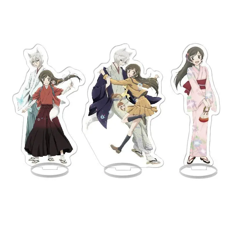 Classic Kamisama Kiss Kamisama Love Keychain Cute Tomoe Kurama Mi Zu Ki Anime Figures Acrylic Key Chain Gift for Wholesale