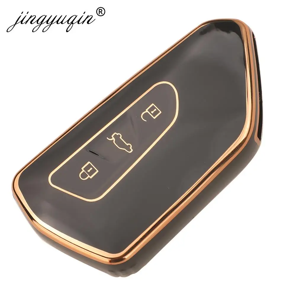 jingyuqin TPU Car Key Case Cover for VW Volkswagen Golf 8 MK8 ID3 ID4 Cupra Skoda Octavia A8 SEAT Leon MK4 Formentor Tarraco view 4