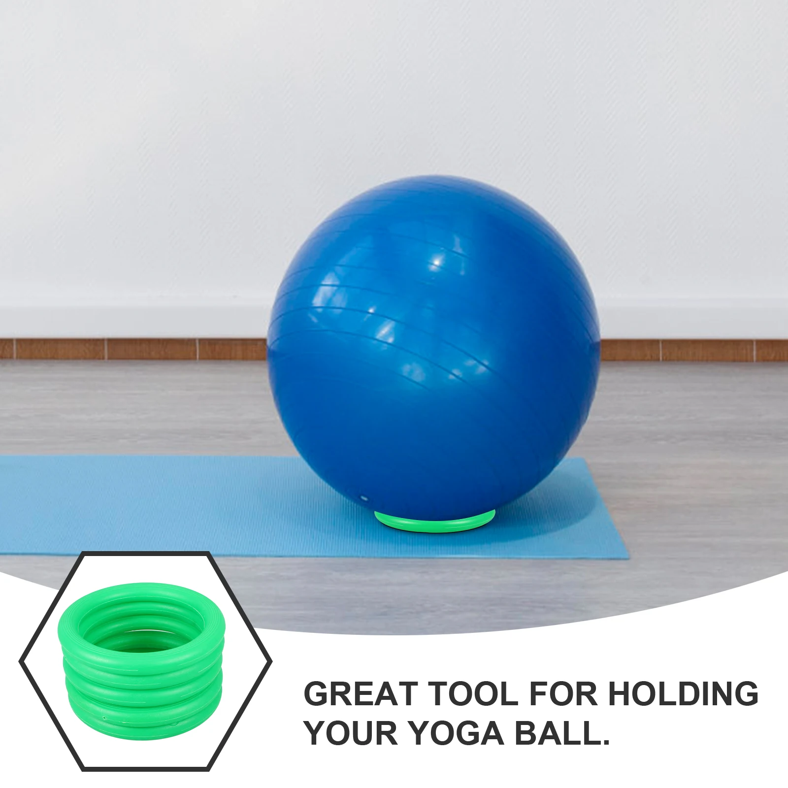 

5pcs Sports Ball Display Stable Basketball Stand Soccer Stand Ball Storage Holder Yoga Volleyball Football Base 18Cm