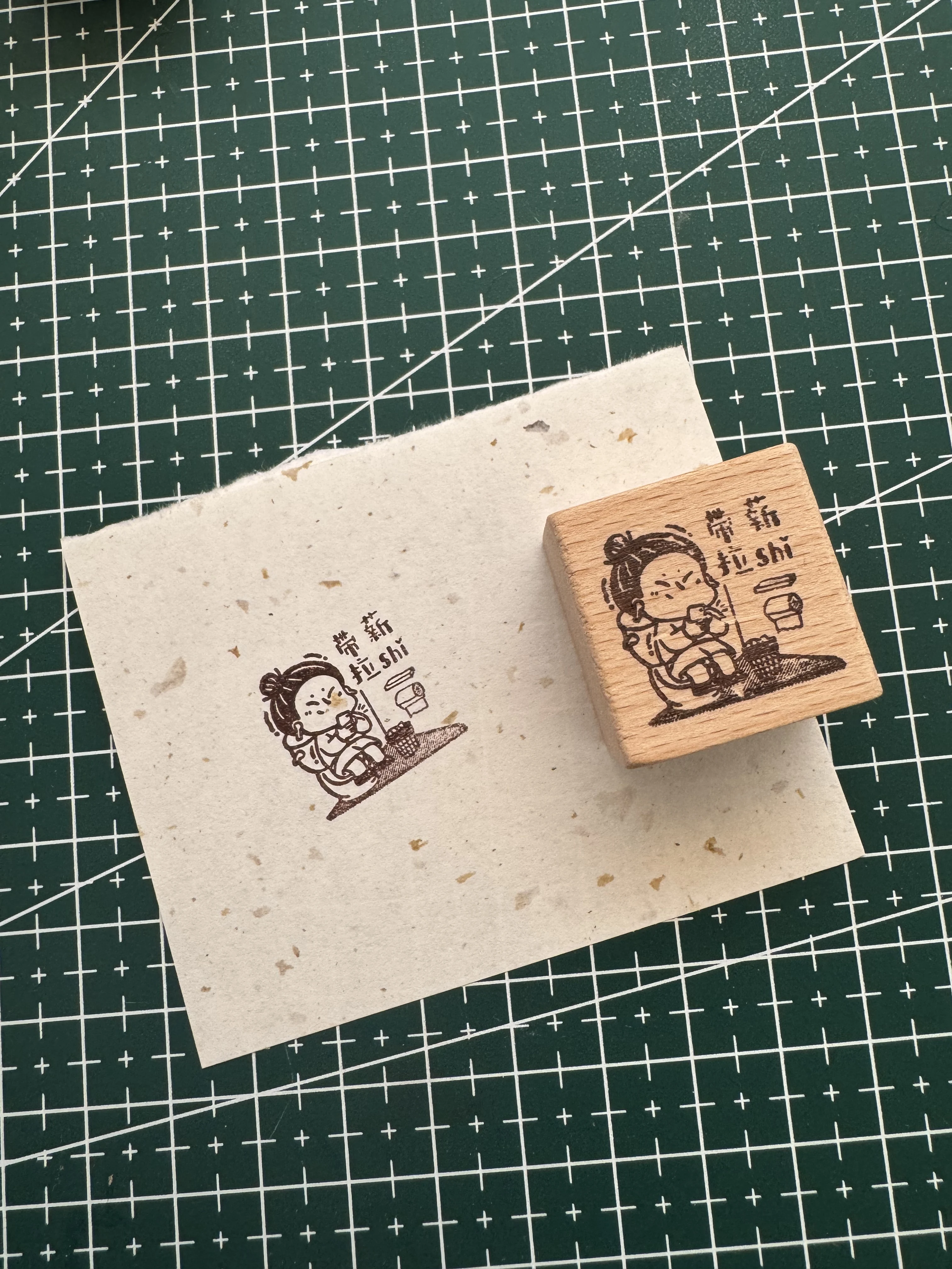 Original Hand Account Buchenharz-Stempel Kreativer Themenstempel für DIY Journal Scrapbook Tagebuch Planer Dekoration – Detail 10