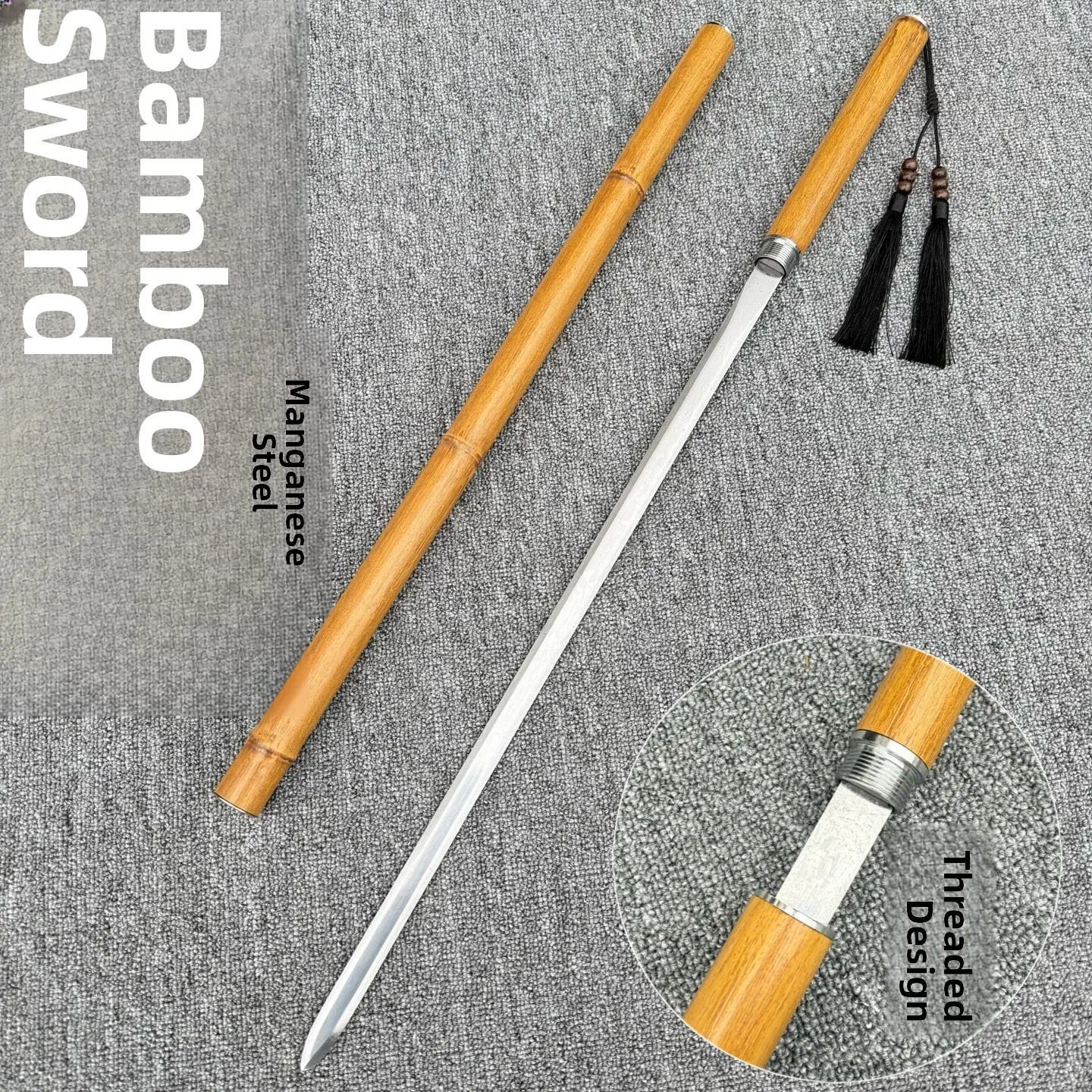 high-manganese-steel-bamboo-sword-climbing-stick-unsharpened-martial-arts-training-sword-traditional-chinese-martial-arts-fan