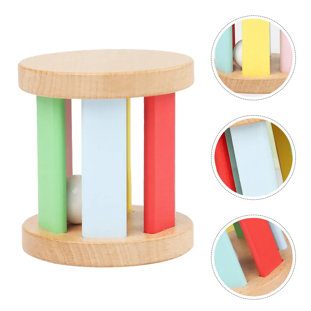 Toddlers Roller Educational Wooden Instrument Noise Baby Musical Instruments