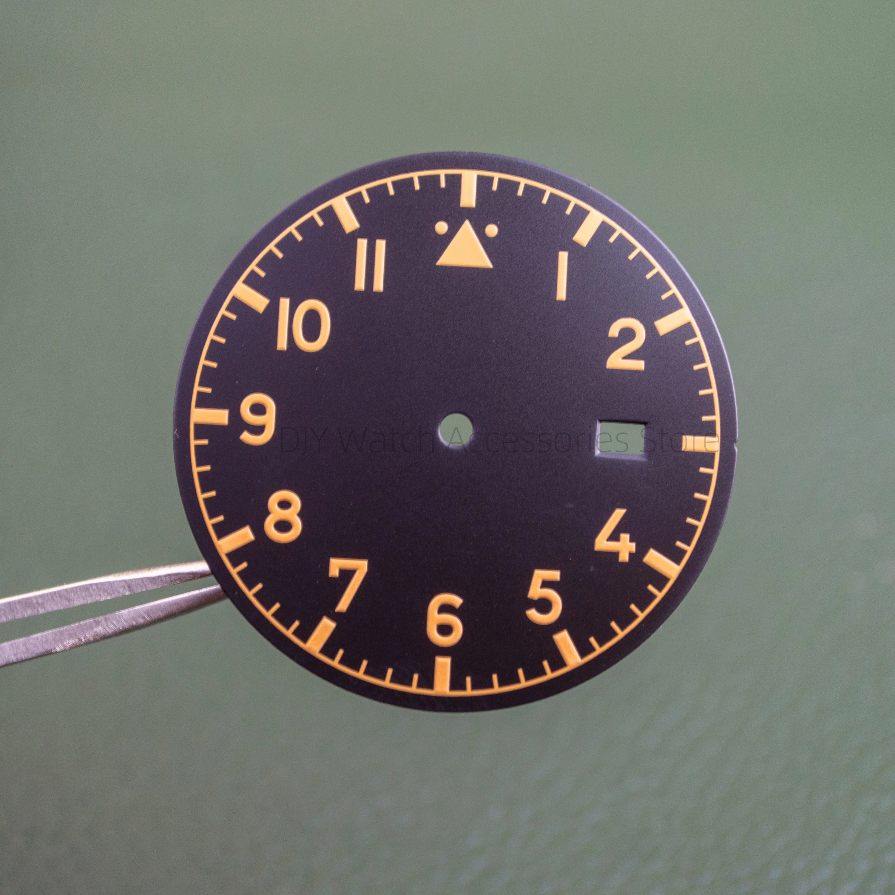 

36mm Watch Dial Green Luminous Watch Faces NH35 Watch Dial for Mark XX fit NH35 Movement Mod NH35 Dial