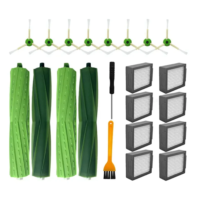 Für irobot roomba i1, i3, i4, i5, i6, i7, i8, e5, e6, e7 Hauptseiten bürste Hepa Filter Staubsauger Ersatz zubehör Kit