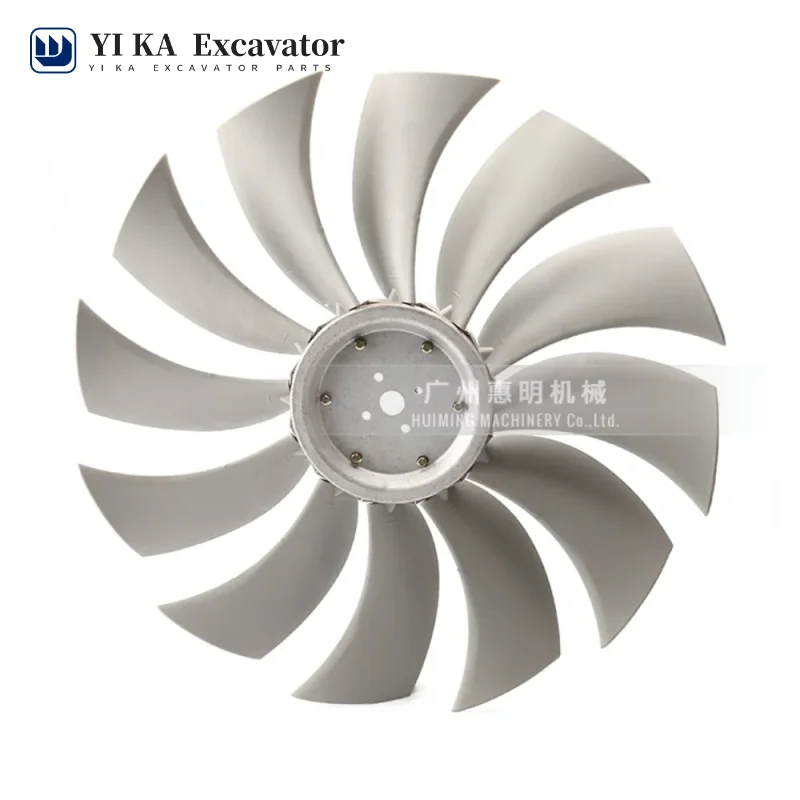 For Excavator accessories Liugong 925D engine fan 922 923 915 Cummins 12 blade thickened heat dissipation