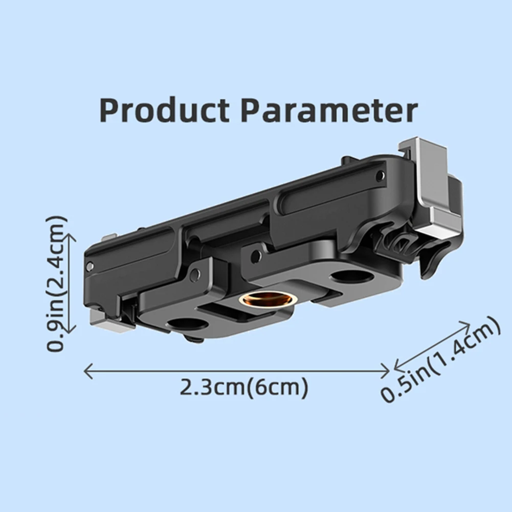 Адаптер расширения экшн-камеры с резьбовым портом 1/4, магнитный быстросъемный кронштейн для экшн-камеры Insta360 Go 3/3S