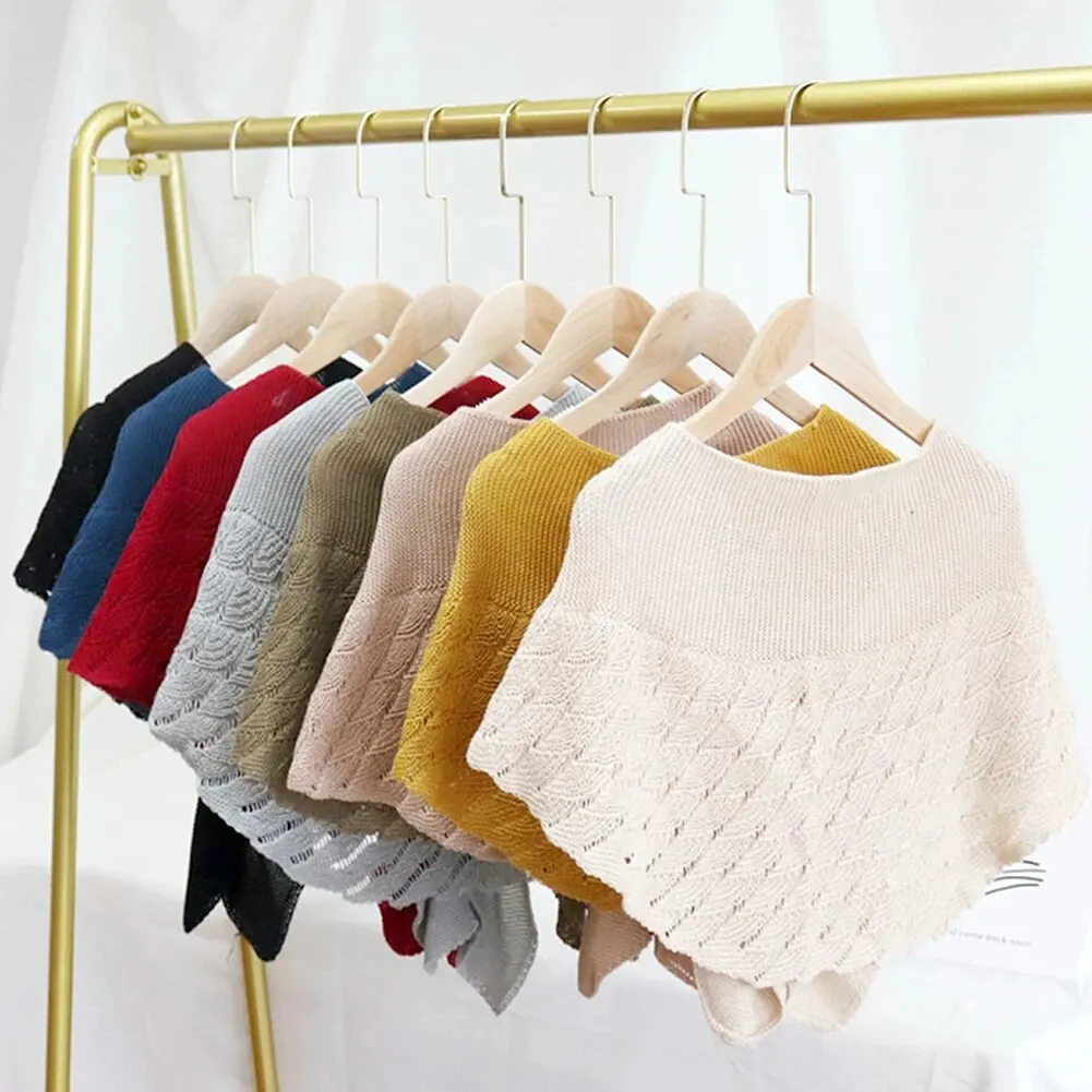 Fashion Knitted Small Shawl Suitable for Spring and Autumn Fashion Knitted Scarf Soft Comfortable Shoulder Bag Birthday Gift