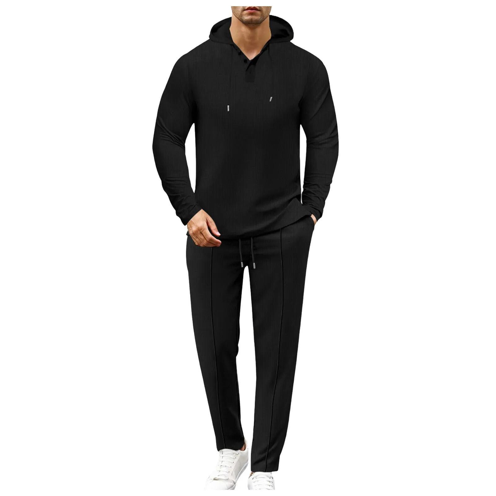 

Men Suits Big And Tall Men's Tracksuit 2 Piece V Neck Causal Running Sports Sweatsuit Long Sleeve Roaring 20s Mens Attire