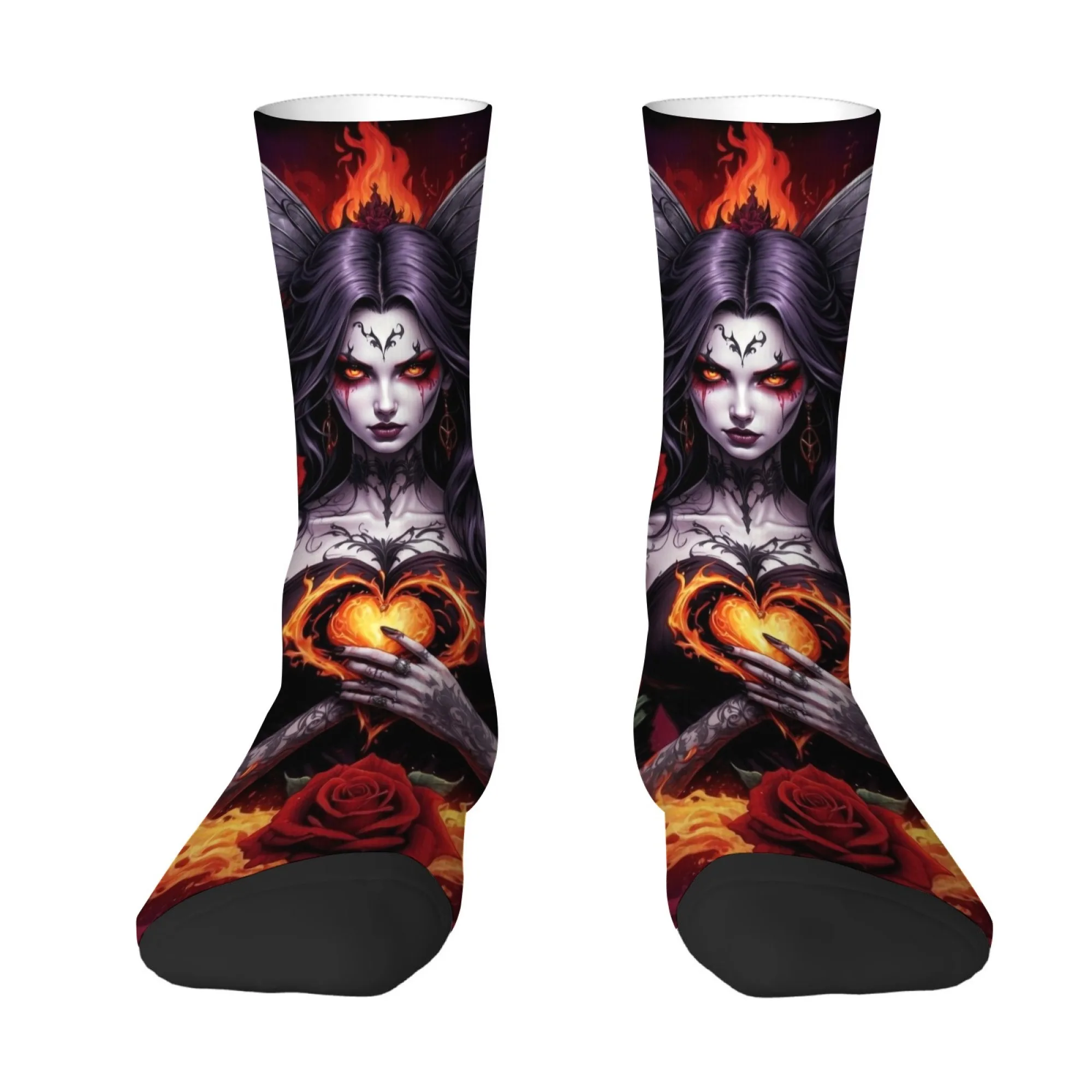 

1 пара забавных носков для праздника слых девочек, ночь ужасов, забавная новинка, милые красочные носки на Хэллоуин, подходящие для всех сезонов