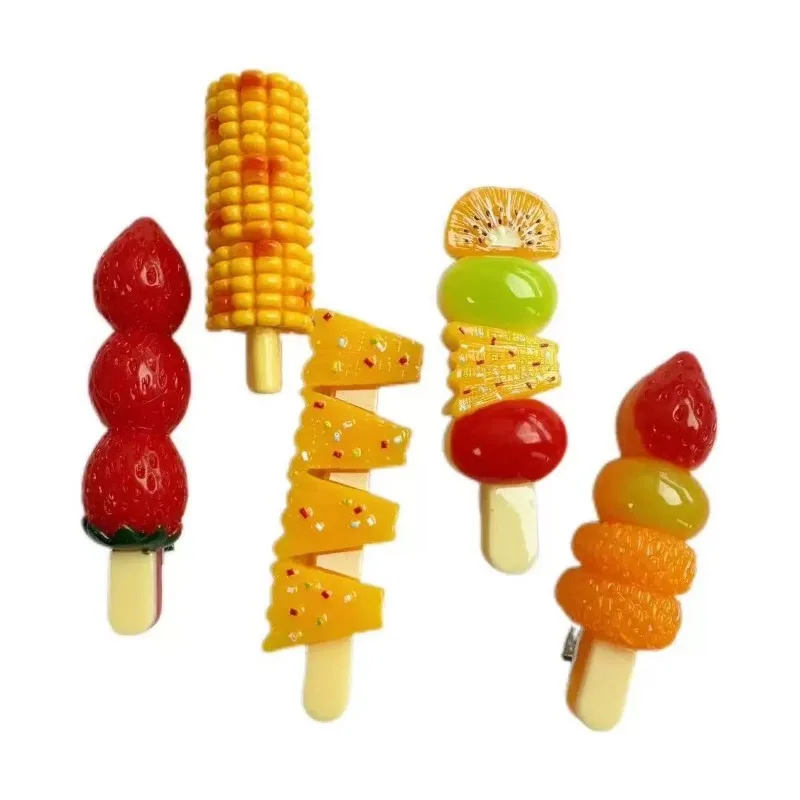 

Заколки для волос с имитацией еды Персонализированные и необычные заколки в виде утконоса Аксессуары для волос Настройка киосков Аксессуары для небольших товаров