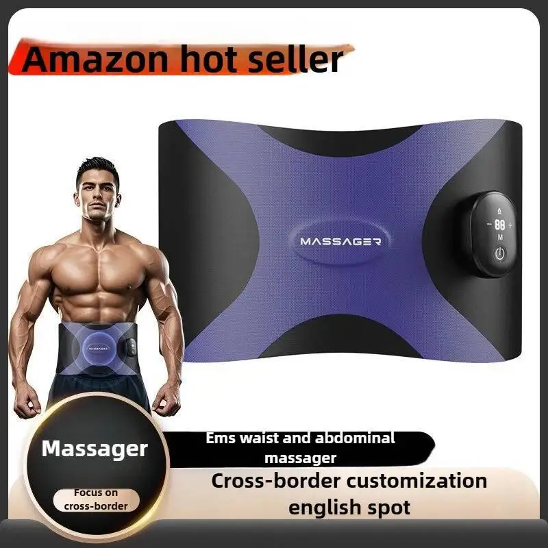 

Skg Intelligent Heating Pulse Waist Protection Massager Abdominal Sour EMS Thin Belt Lazy Fat Throwback Artifact