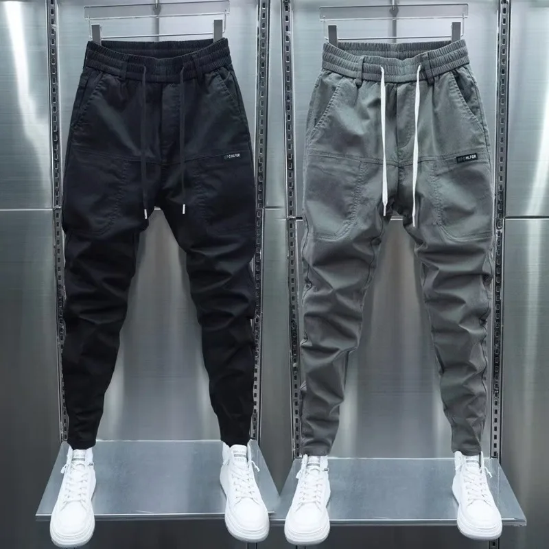 

2023 Spring Autumn Men's Trousers Janpan Fashion Streetwear Joggers Pants Men Casual Men Clothing Elastic Waist Sweatpants Men