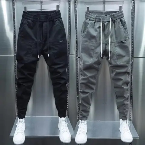 2023 봄 가을 남성 바지 Janpan 패션 streetwear 조깅 바지 남성 캐주얼 남성 의류 탄성 허리 스웨트 팬츠 남성