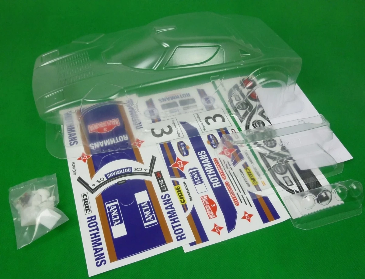 

1:10 Lancia Stratos Clear RC Rally корпус для шасси RC Drift (257 мм колесная база) Tamiya tt01 tt02 Kyosho Hsp