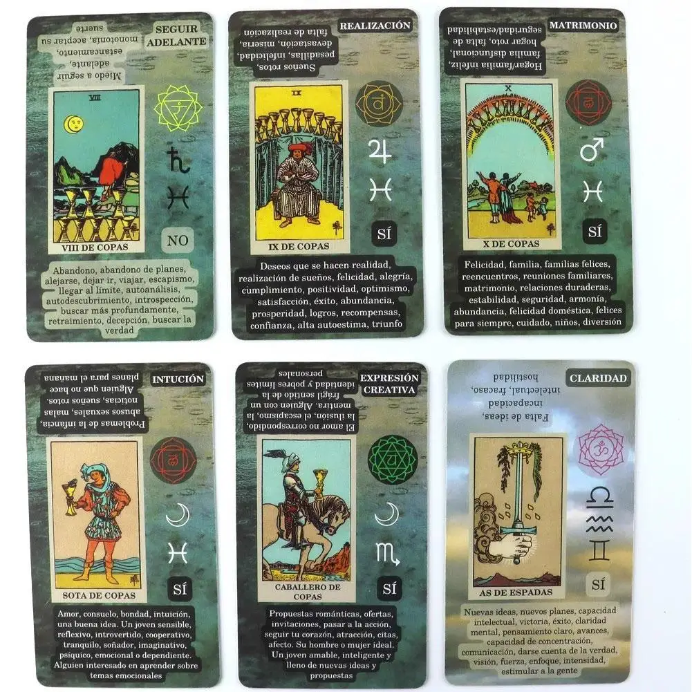 Most Popular Tarot Deck Witch Tarot Twelve Constellations Affectional Divination Fate Game Mystical Learning Deck Taro